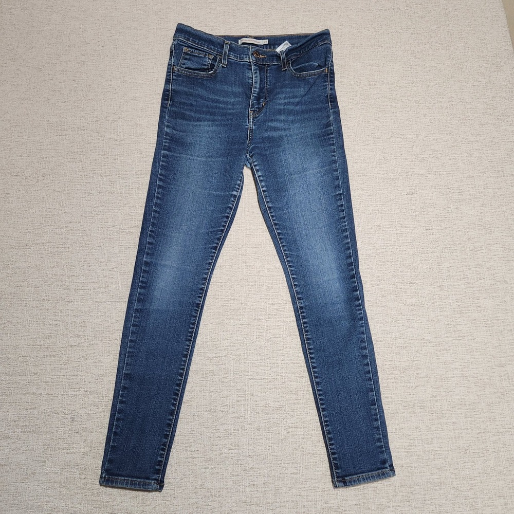 Levi's 720 Super Skinny Jeans Womens 29 Blue High Rise Dark Wash 52797-0024